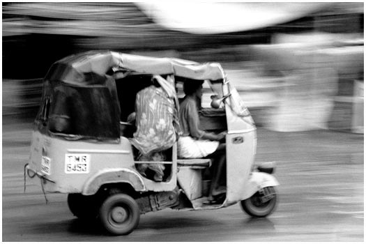 Rikshaw racing Madurai, Southern India