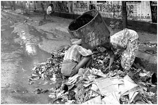 Between the Garbage Mahabalipuram, Southern India