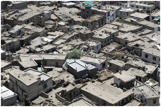 Roofs Leh, Ladakh India