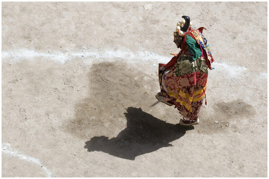 Dancer at Phyang Monastery Festival  Leh, Ladakh India