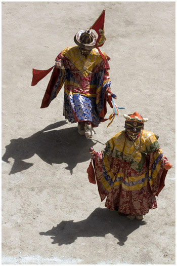 Dancers at Phyang Monastery Festival  Leh, Ladakh India