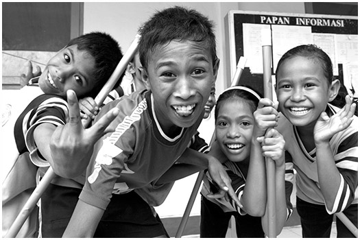 School kids Flores, Indonesia