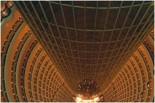 Hyatt Hotel in Jin Mao Tower Shanghai, China