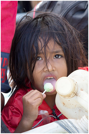  Girl with lolly Flores, Indonesia