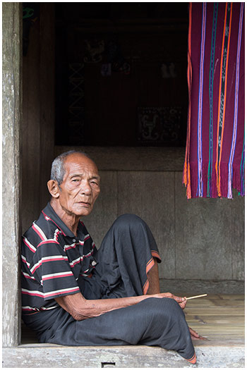  In the door opening Bena Flores, Indonesia